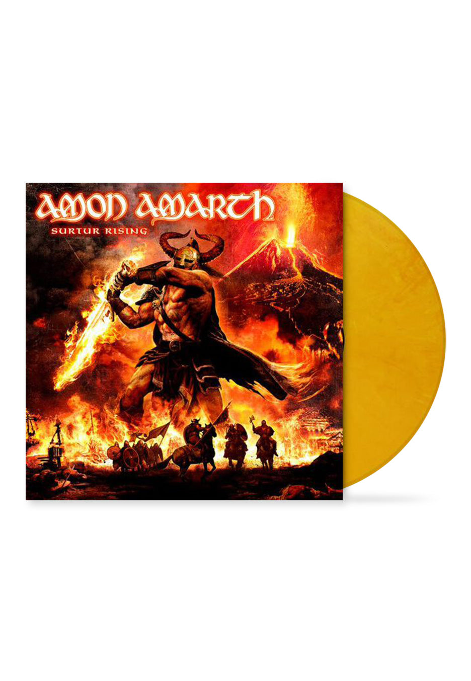 Amon Amarth - Surtur Rising Sun Yellow - Marbled Vinyl | Neutral-Image