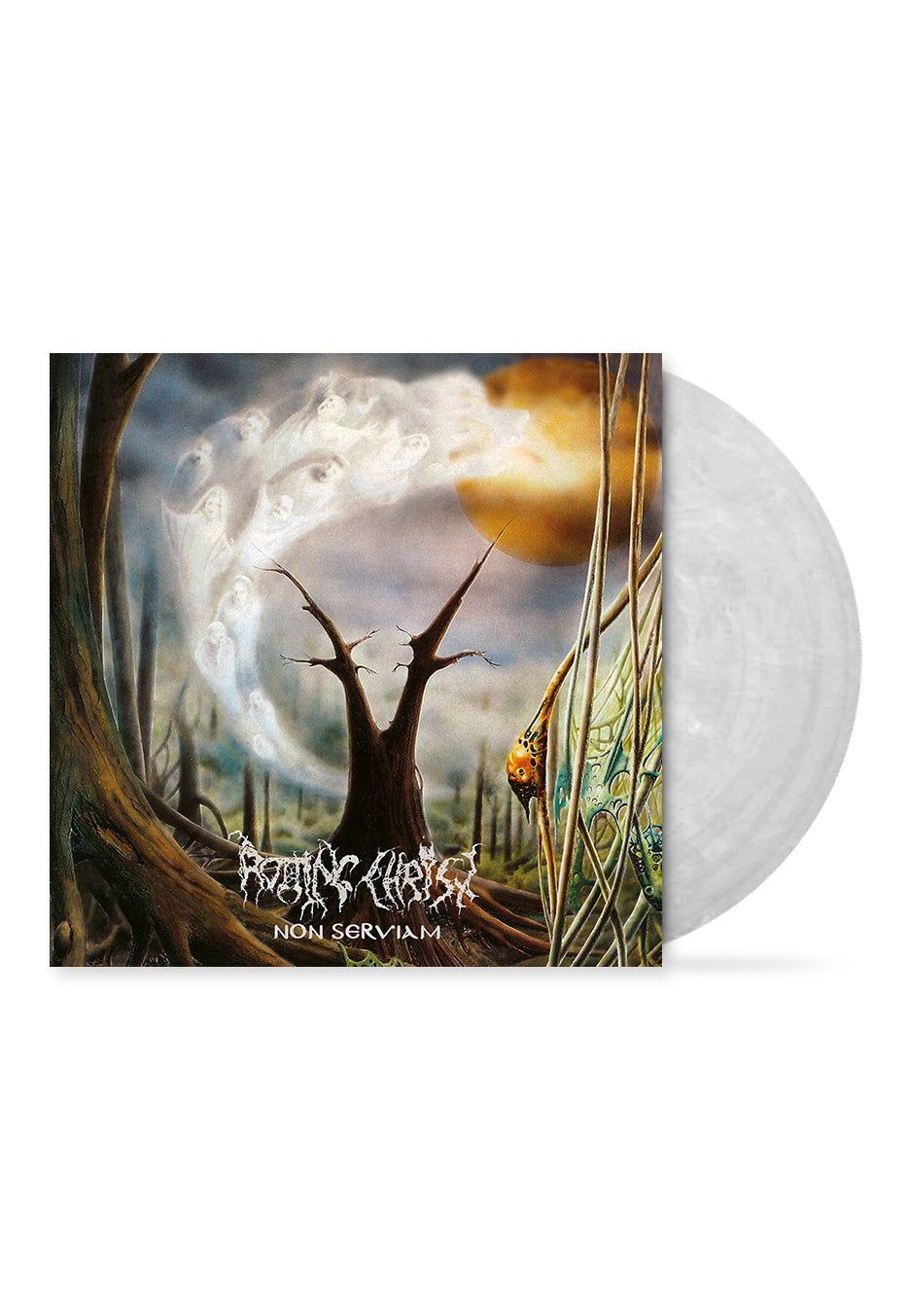 Rotting Christ - Non Serviam Ltd. Crystal Clear/White - Marbled Vinyl | Neutral-Image