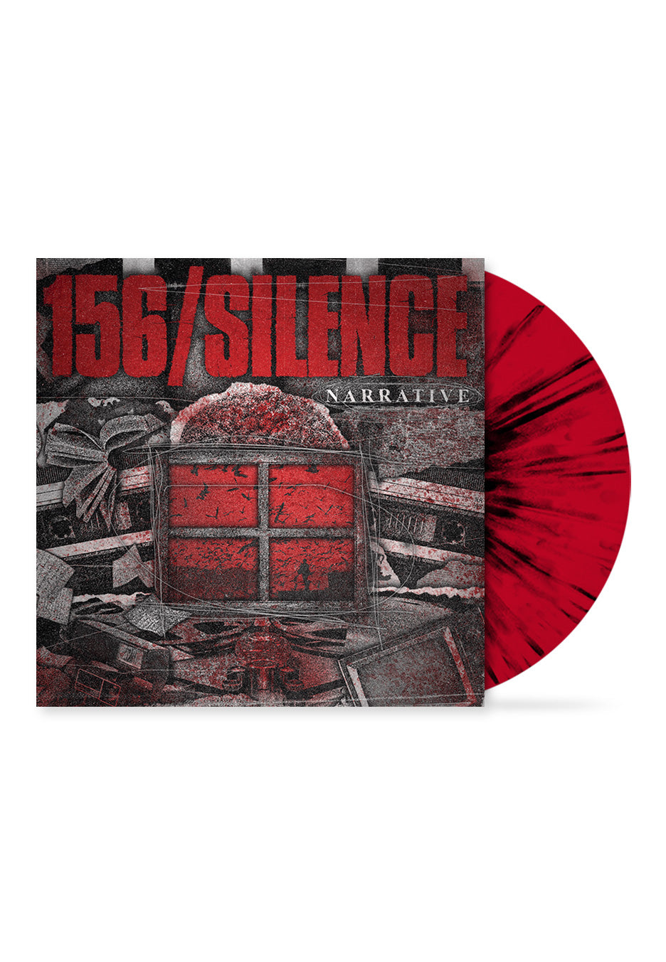 156/Silence - Narrative Red w/ Black - Splattered Vinyl | Neutral-Image