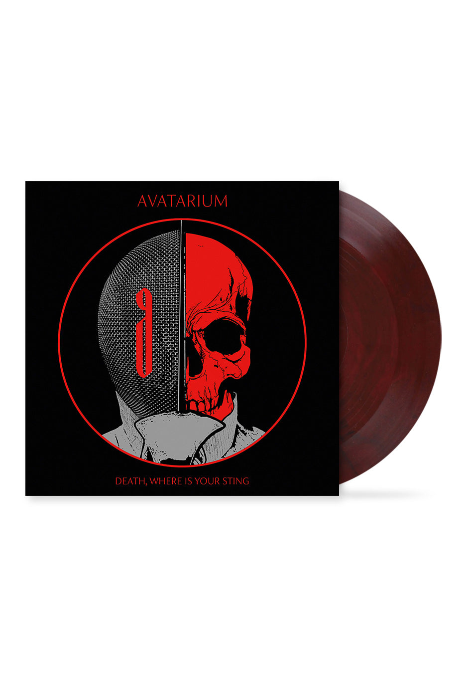 Avatarium - Death, Where Is Your Sting Ltd. Red/Black - Marbled Vinyl + Poster | Neutral-Image