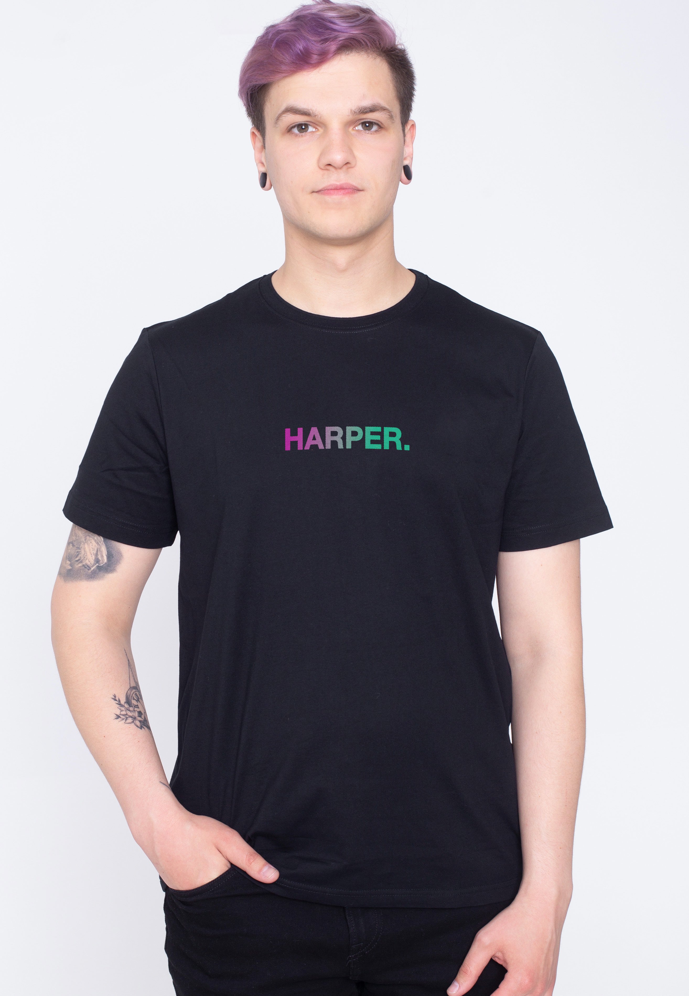 Harper - Gradient Photo - T-Shirt | Men-Image