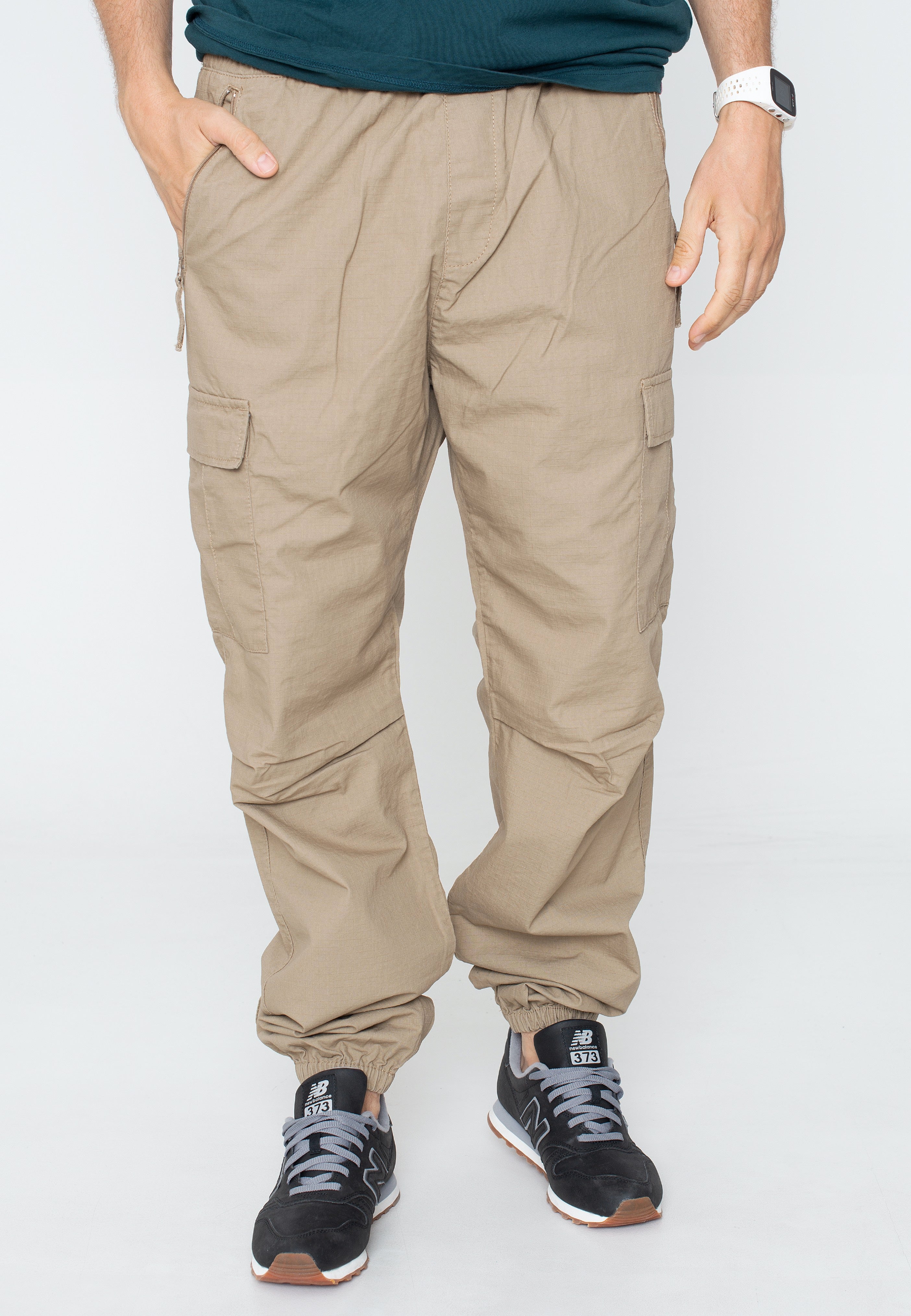 Carhartt WIP - Cargo Rinsed Leather - Pants | Men-Image