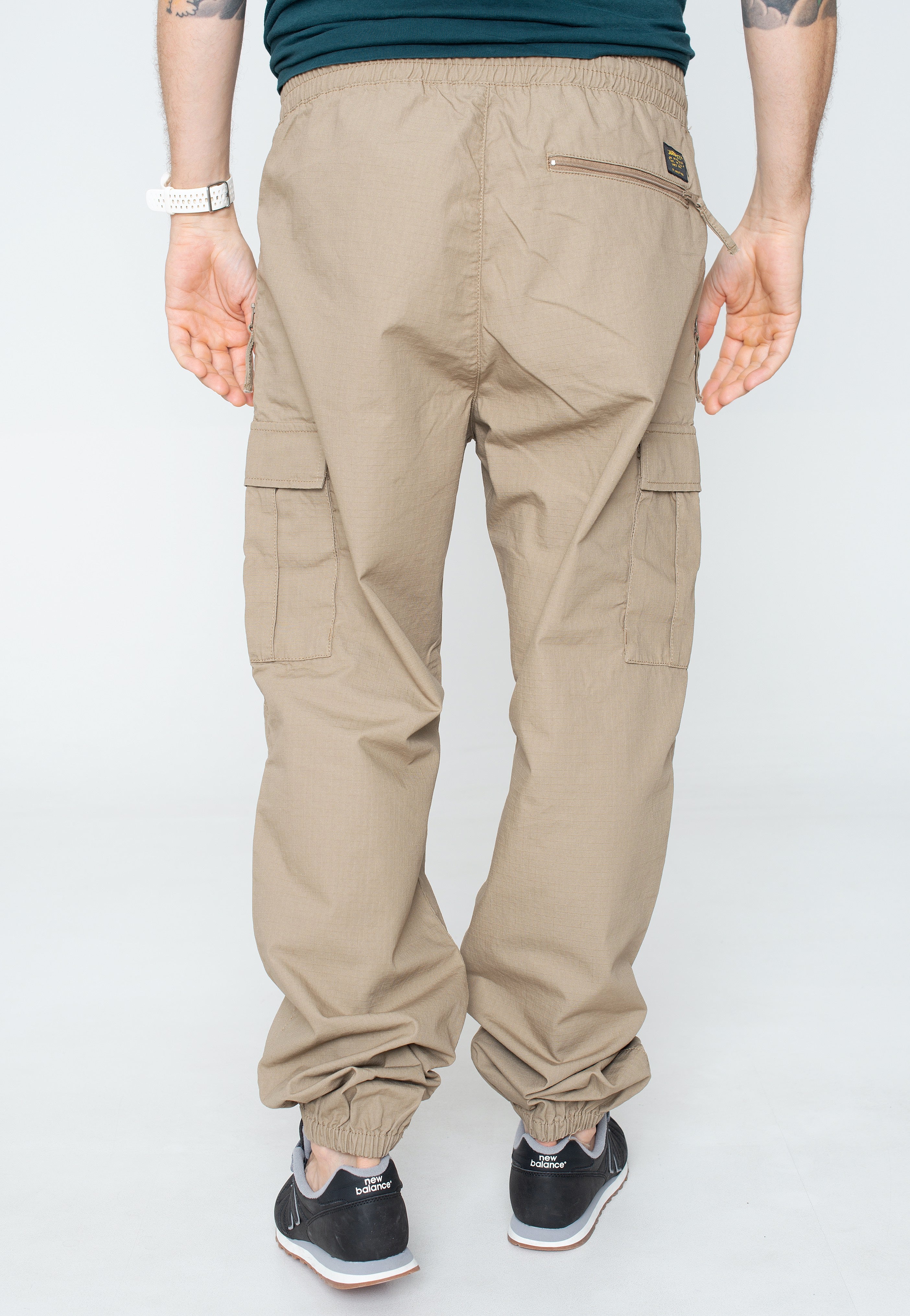 Carhartt WIP - Cargo Rinsed Leather - Pants | Men-Image