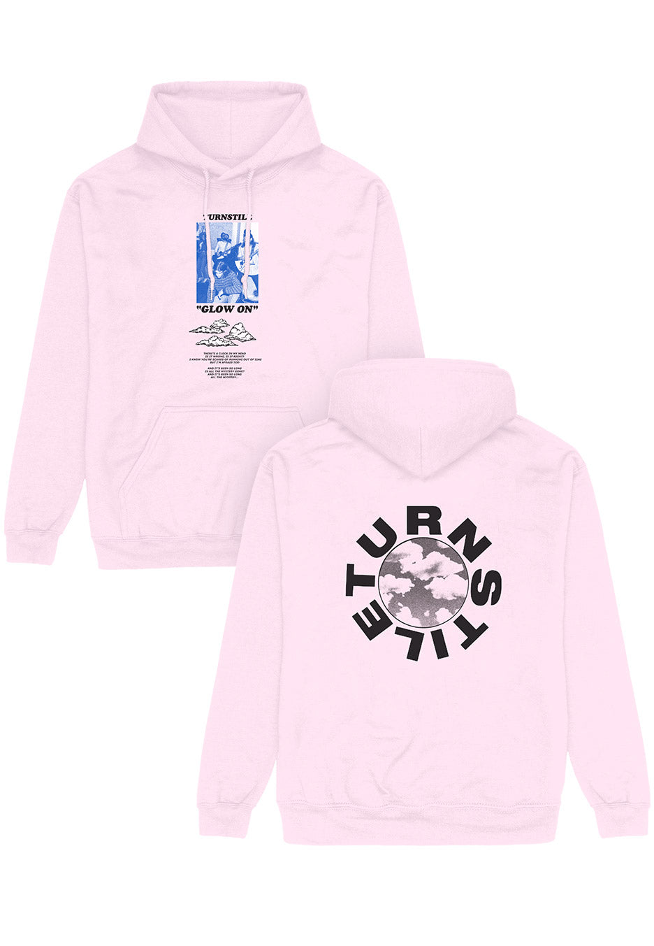 Turnstile - Crouch Glow Light Pink - Hoodie | Men-Image