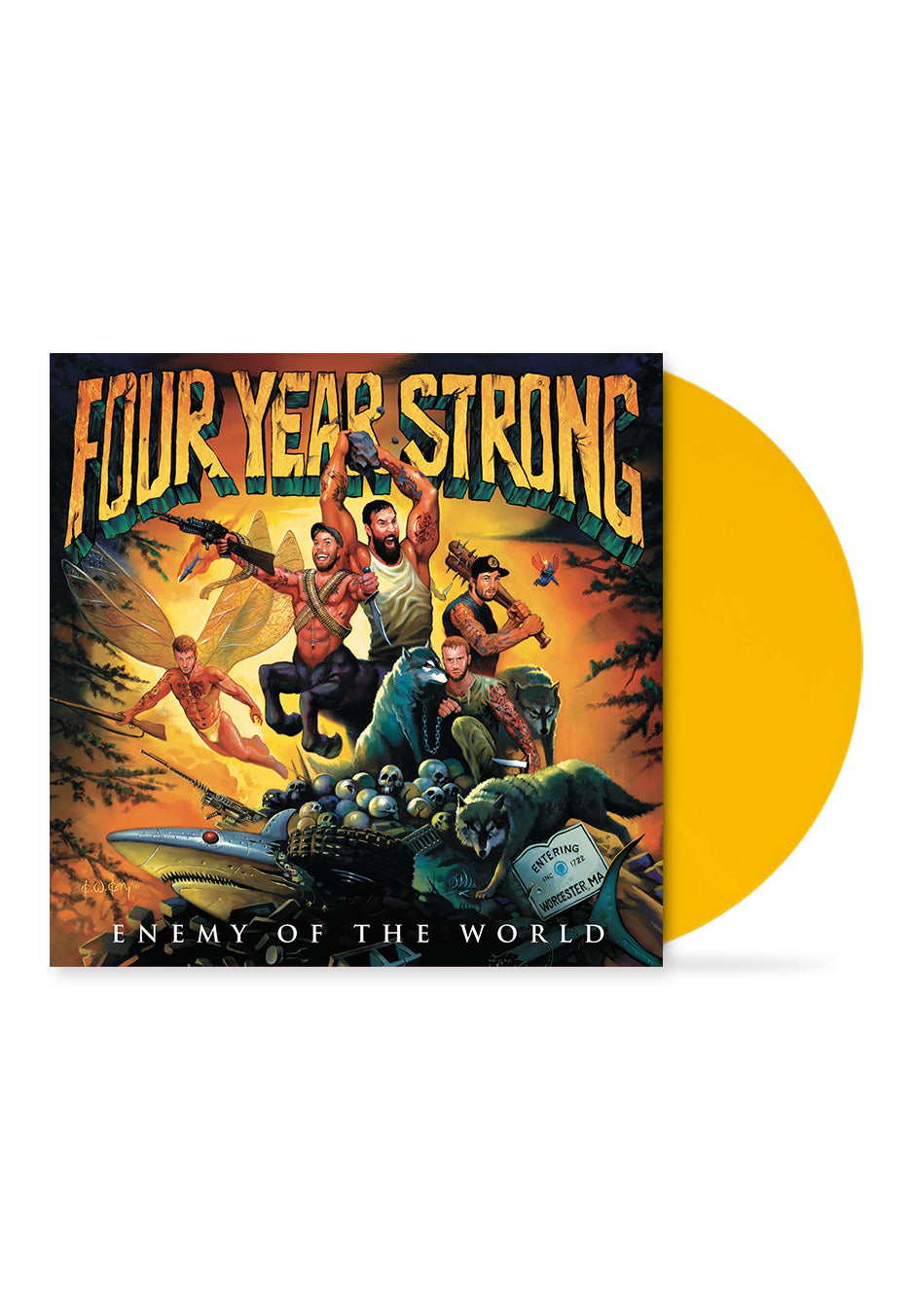 Four Year Strong - Enemy Of The World Yellow - Colored Vinyl | Neutral-Image