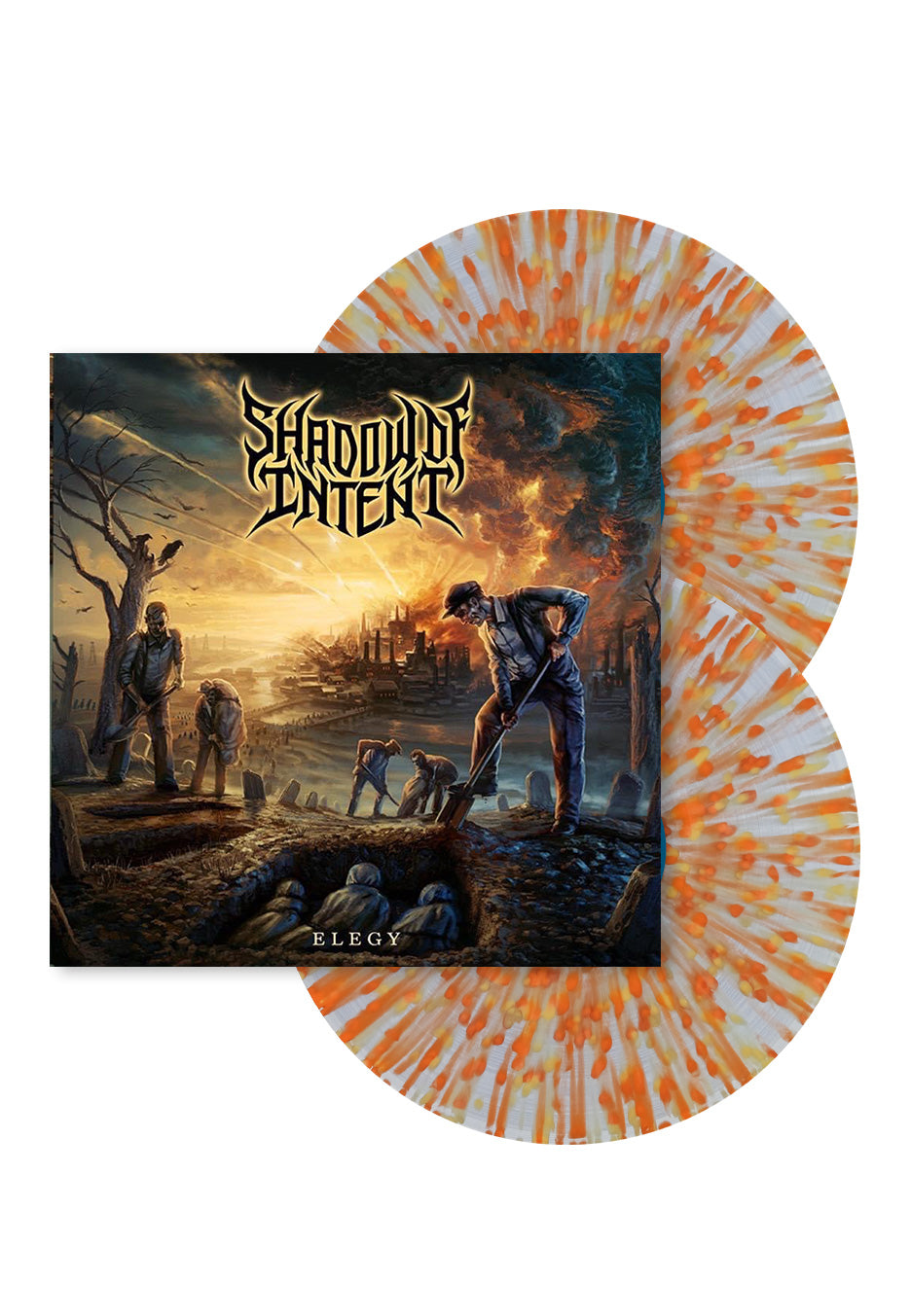 Shadow Of Intent - Elegy Clear w/ Orange - Splattered 2 Vinyl | Neutral-Image