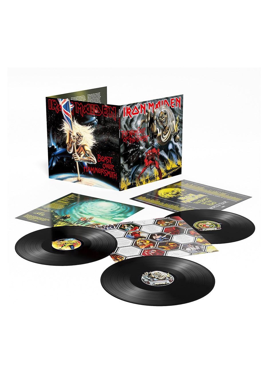 Iron Maiden - The Number Of The Beast / Beast Over Hammersmith - 3 Vinyl | Neutral-Image