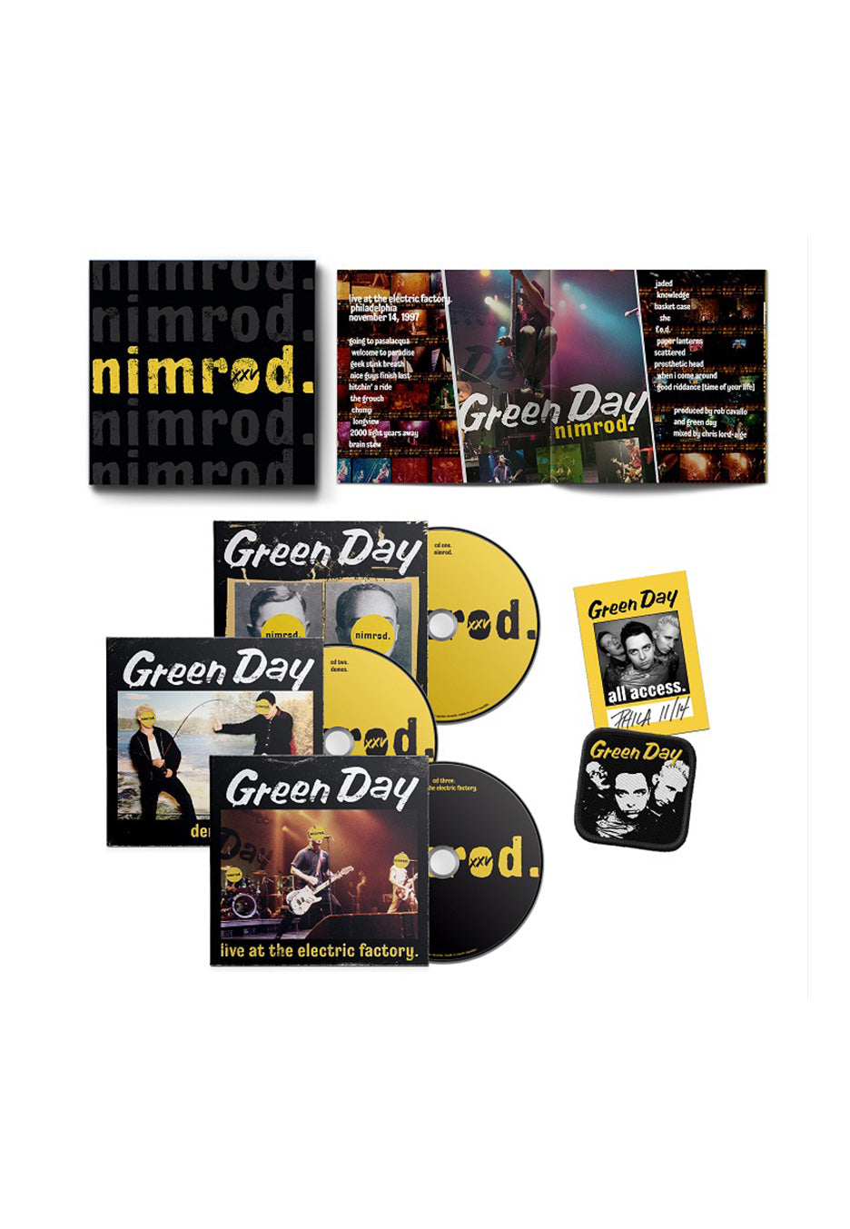 Green Day - Nimrod (25th Anniversary Edition) Deluxe - 3 CD Box | Neutral-Image