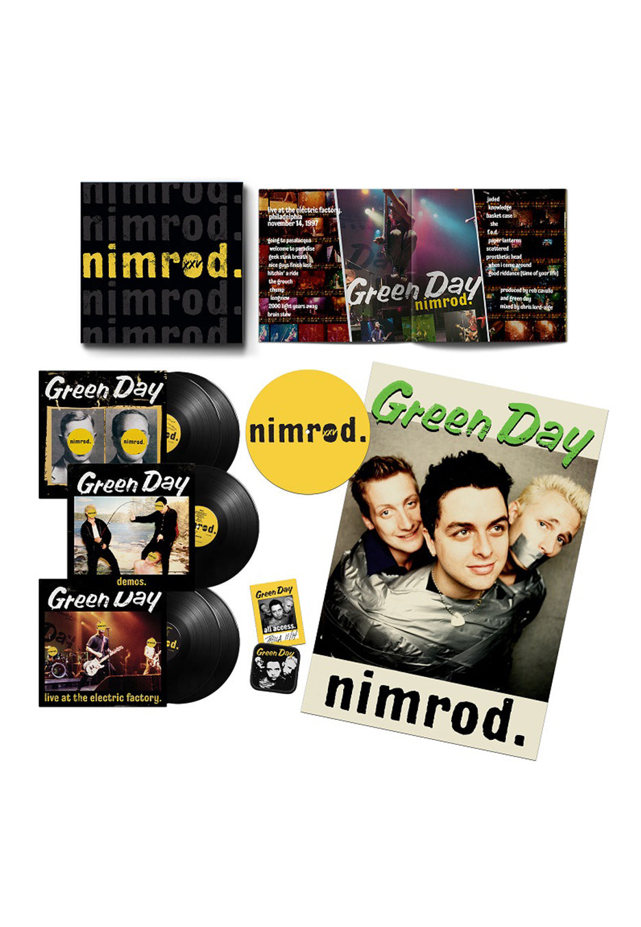 Green Day - Nimrod (25th Anniversary Edition) - 5 Vinyl Box | Neutral-Image