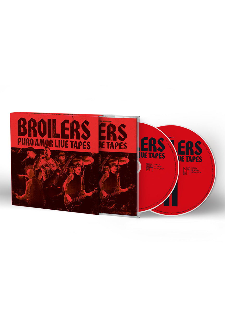 Broilers - Puro Amor Live Tapes Ltd. - Digipak 2 CD | Neutral-Image