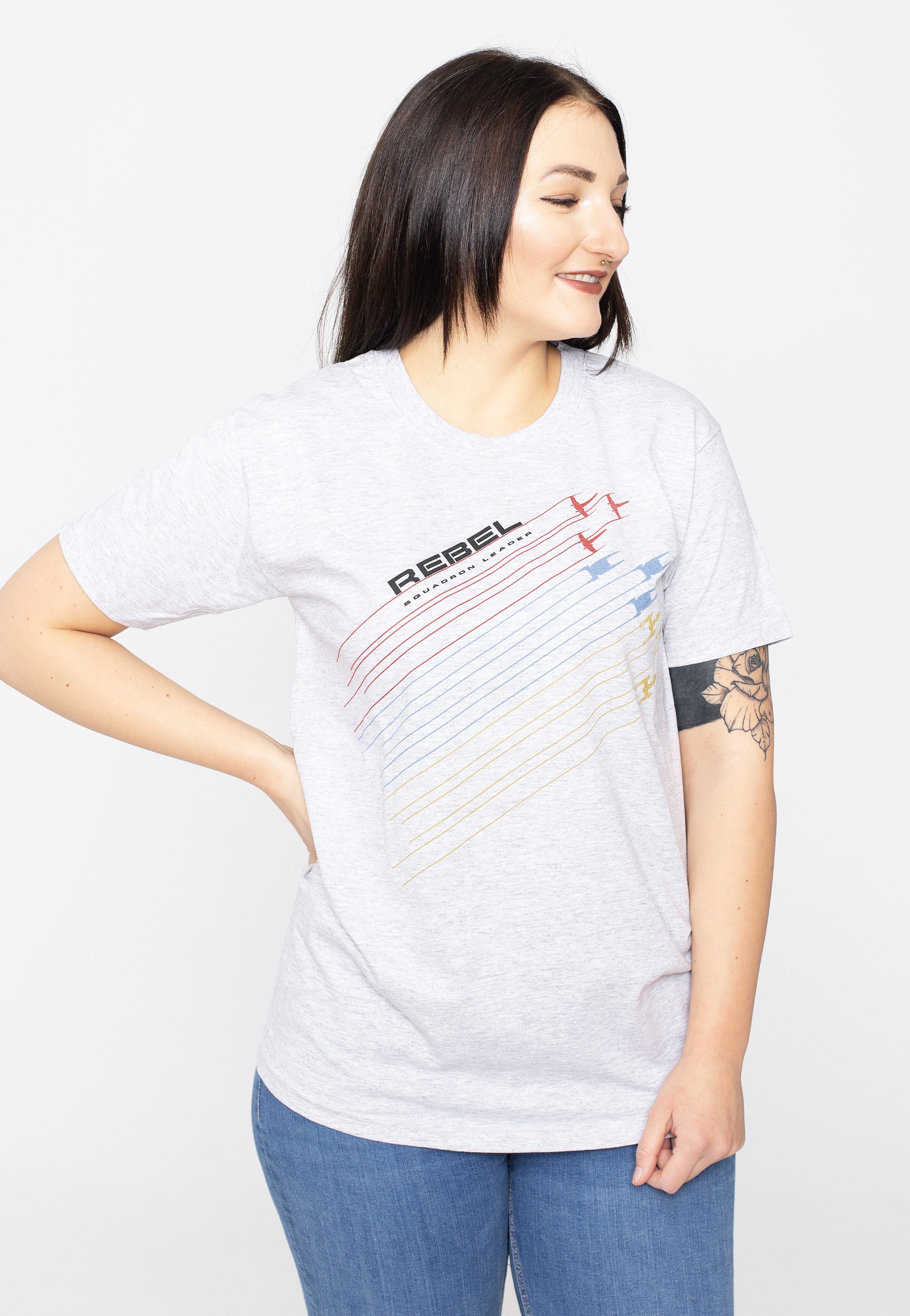 Star Wars - Ship Launch Grey - T-Shirt | Women-Image