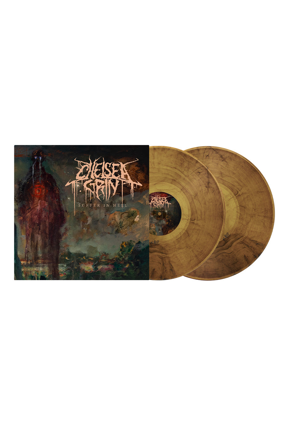 Chelsea Grin - Suffer In Hell // Suffer In Heaven Beer w/ Black Smoke - Marbled 2 Vinyl | Neutral-Image