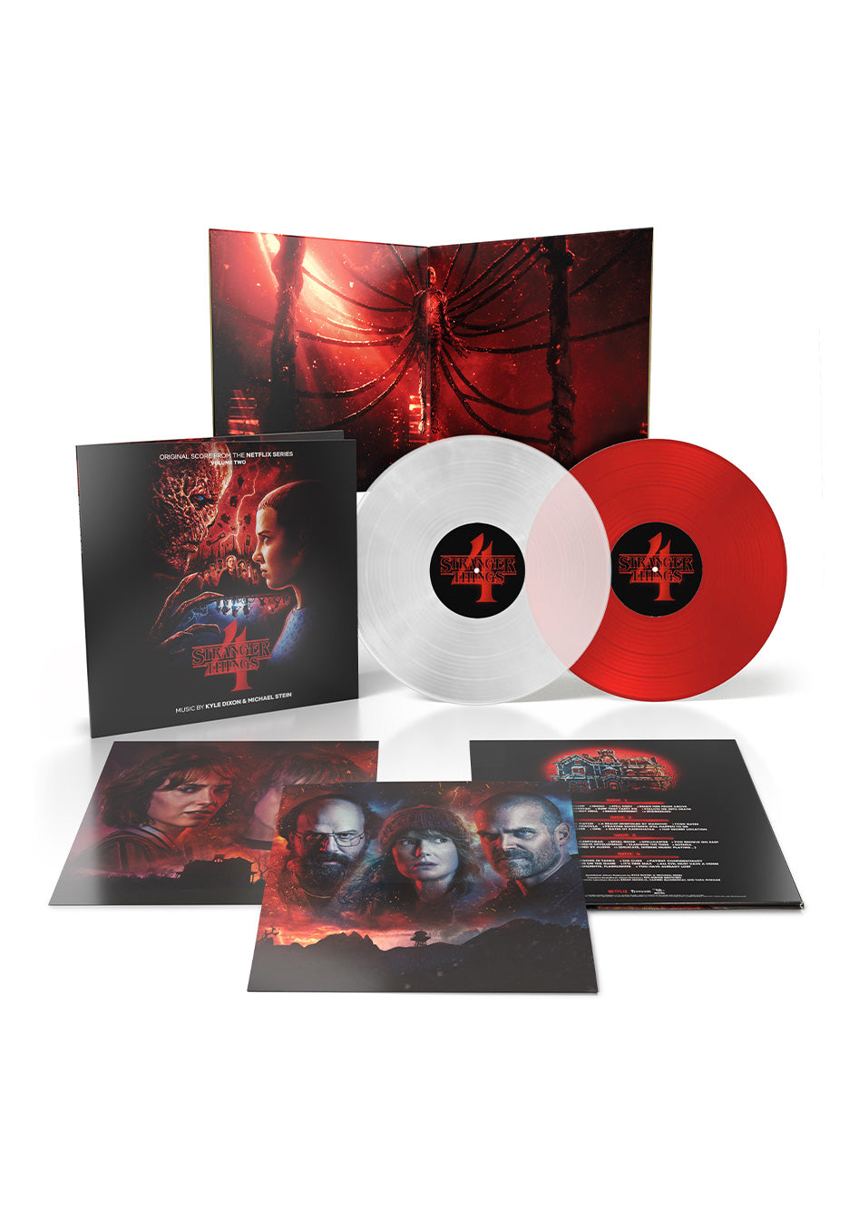 Stranger Things - Season 4: Vol.2 (Original Score) (Kyle Dixon, Michael Stein) Ltd. Clear/Red - 2 Vinyl | Neutral-Image