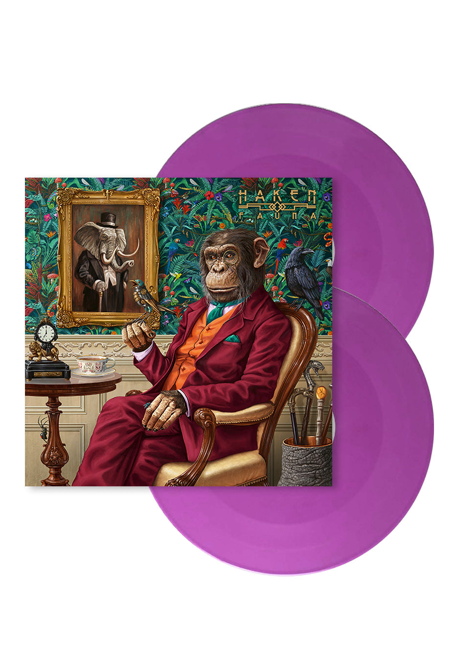 Haken - Fauna Ltd. Transparent Magenta - Colored 2 Vinyl | Neutral-Image