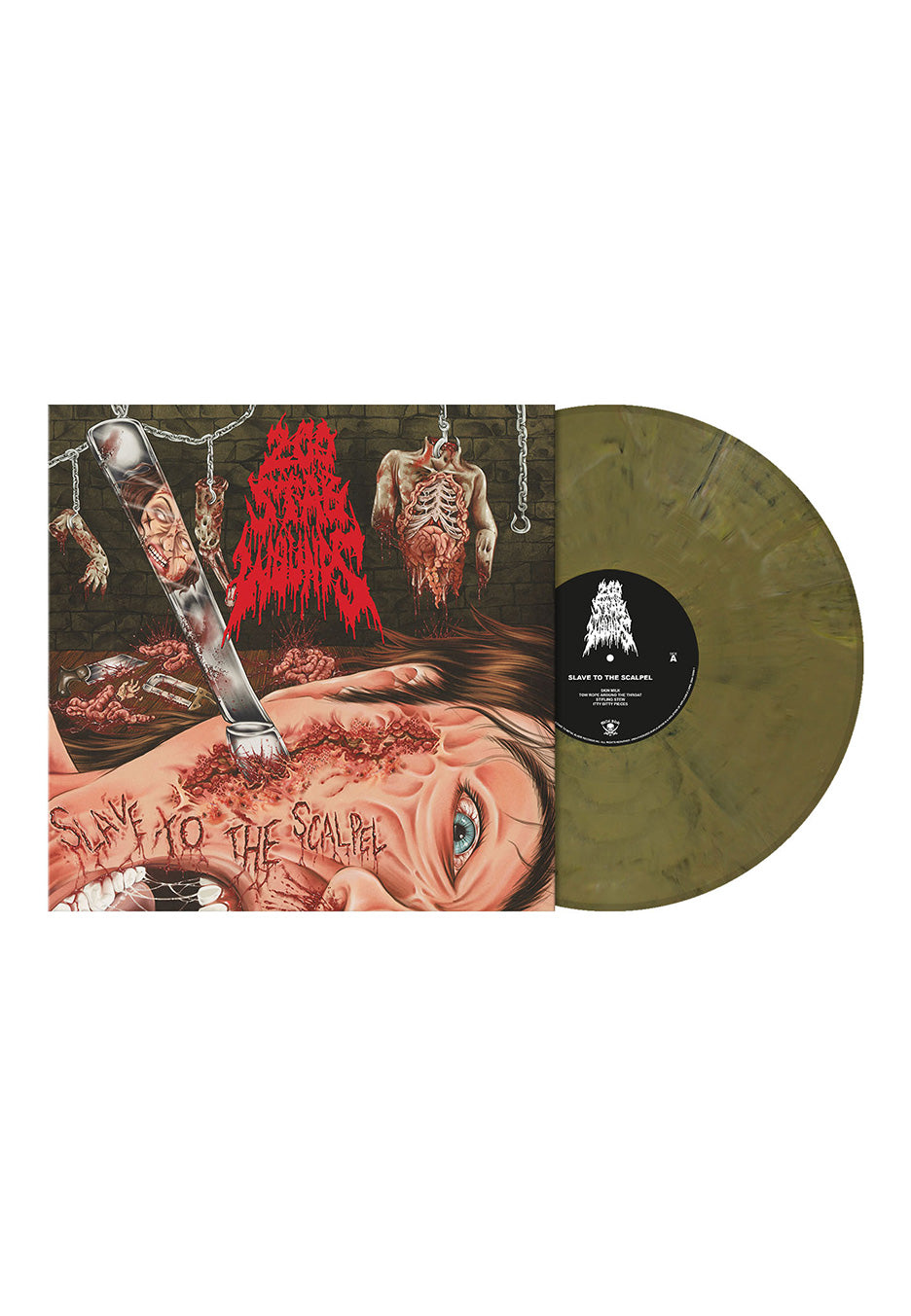 200 Stab Wounds - Slave To The Scalpel Ltd. Muddy Olive Brown - Colored Vinyl | Neutral-Image