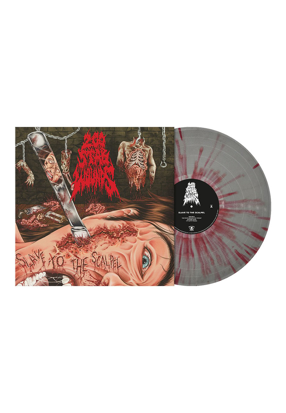 200 Stab Wounds - Slave To The Scalpel Silver Bloodred - Splattered Vinyl | Neutral-Image