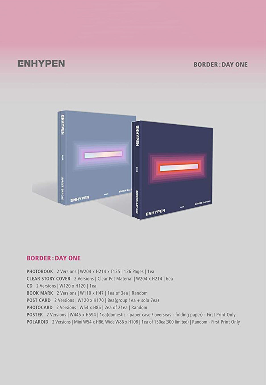 Enhypen - Border: Day One (Dusk Version) - Boxset | Neutral-Image