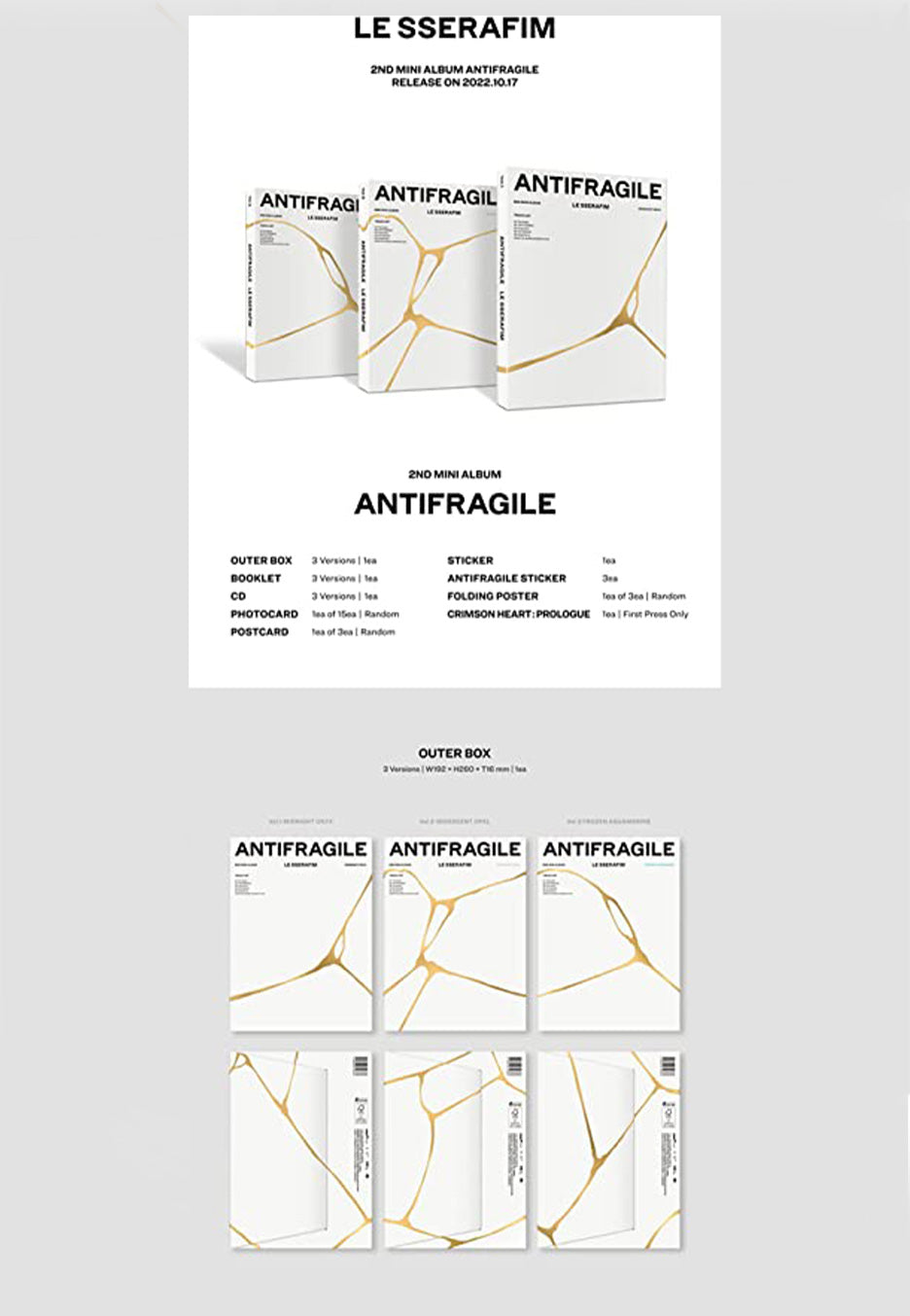 Le Sserafim - Antifragile (Vol. 2) - Boxset | Neutral-Image