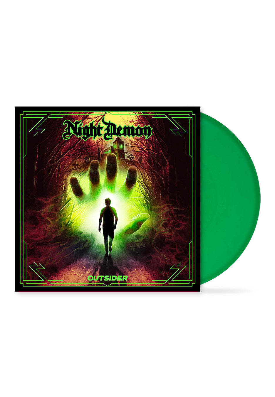 Night Demon - OUTSIDER Ltd. Transparent Green - Vinyl | Neutral-Image