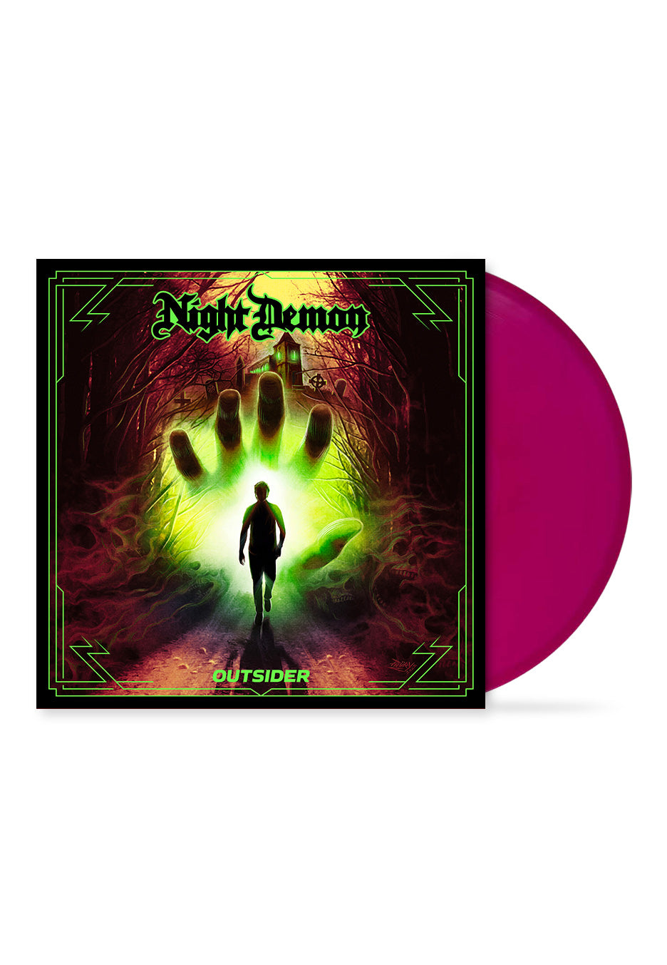 Night Demon - OUTSIDER Ltd. Transparent Magenta - Vinyl | Neutral-Image