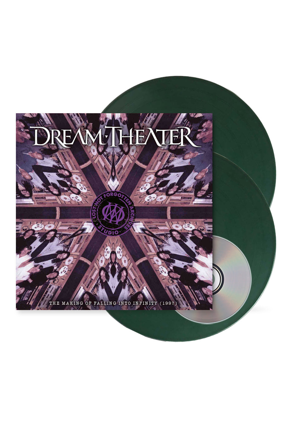 Dream Theater - Lost Not Forgotten Archives: The Making of Falling Into Infinity (1997) Green - Colored 2 Vinyl + CD  | Neutral-Image