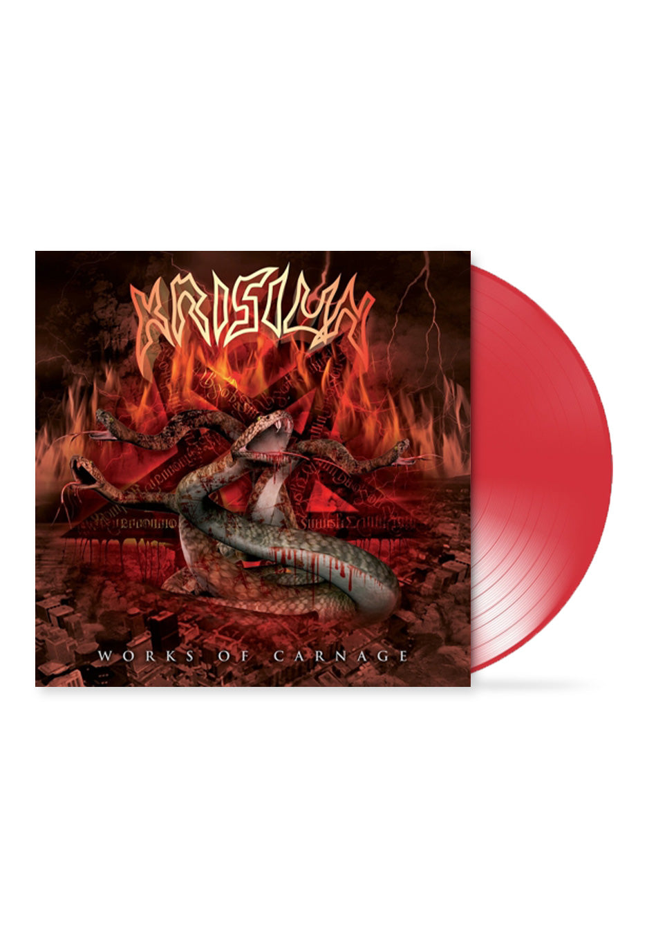 Krisiun - Works Of Carnate Red - Colored Vinyl | Neutral-Image