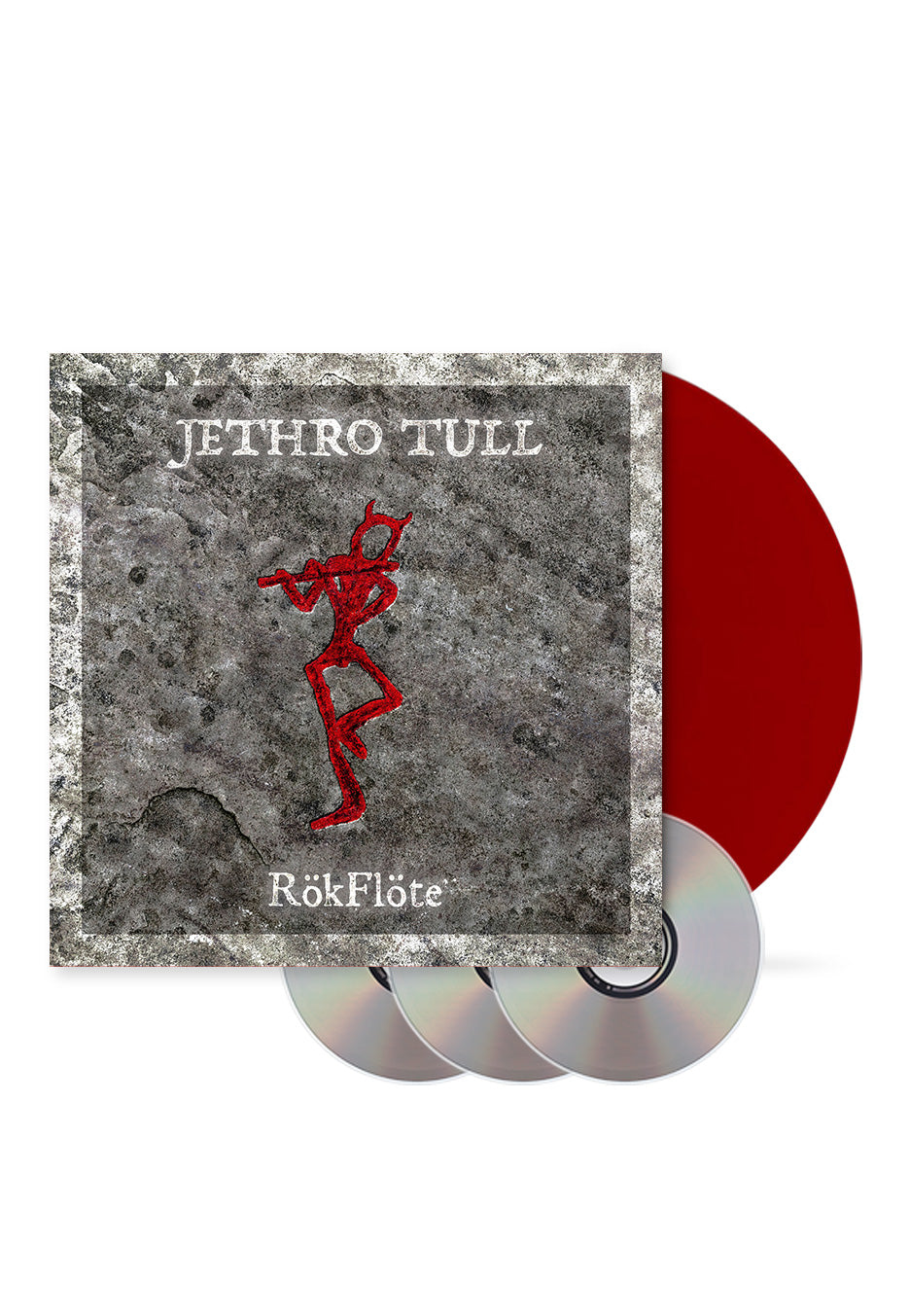 Jethro Tull - RökFlöte Ltd. Deluxe Dark Red - Colored 2 Vinyl + 2 CD + Blu Ray | Neutral-Image