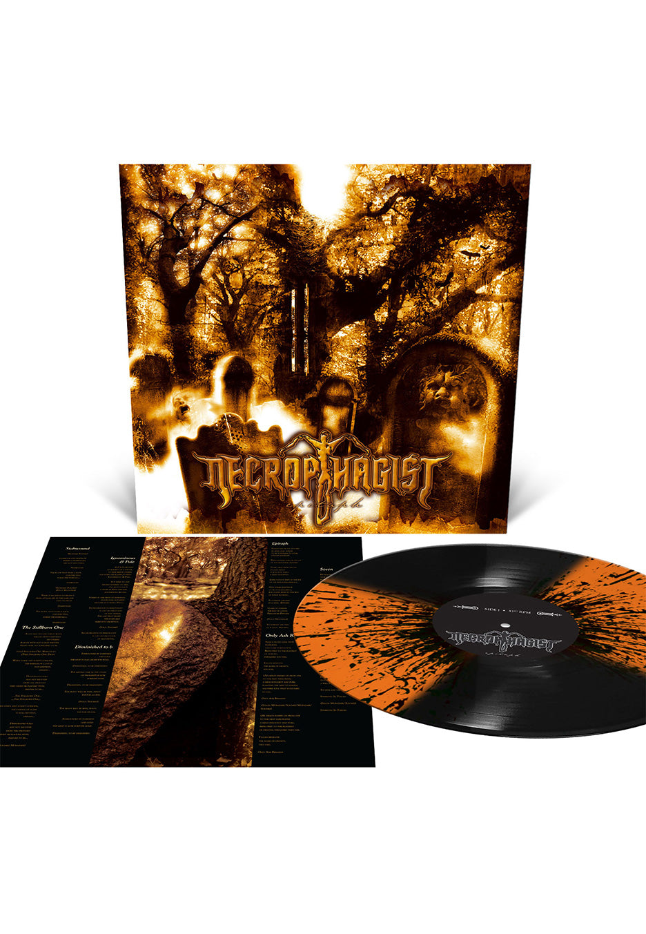 Necrophagist - Epitaph Orange Kush & Black Quad w/ White/Black - Splattered Vinyl | Neutral-Image