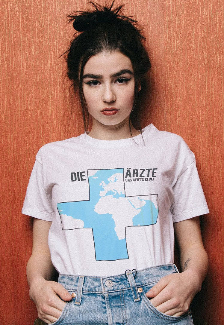 Die Ärzte - Uns Gehts Klima White - T-Shirt | Women-Image