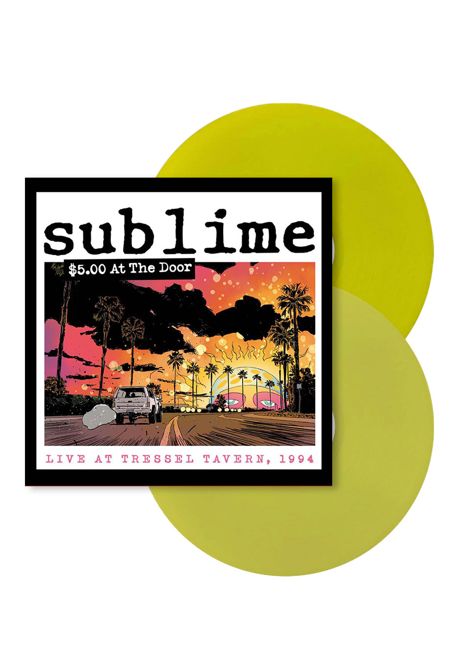 Sublime - $5 At The Door (Live At Tressel Tavern, 1994) Yellow - Colored 2 Vinyl | Neutral-Image