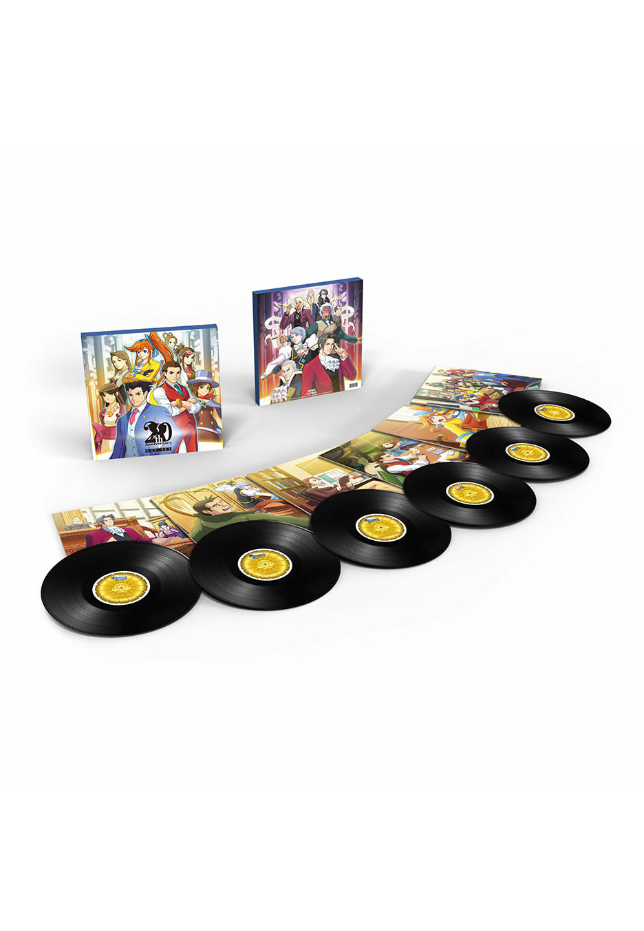 Ace Attorney - Ace Attorney 20th Anniversary Deluxe OST (Capcom Sound Team) - 6 Vinyl Bosxet  | Neutral-Image