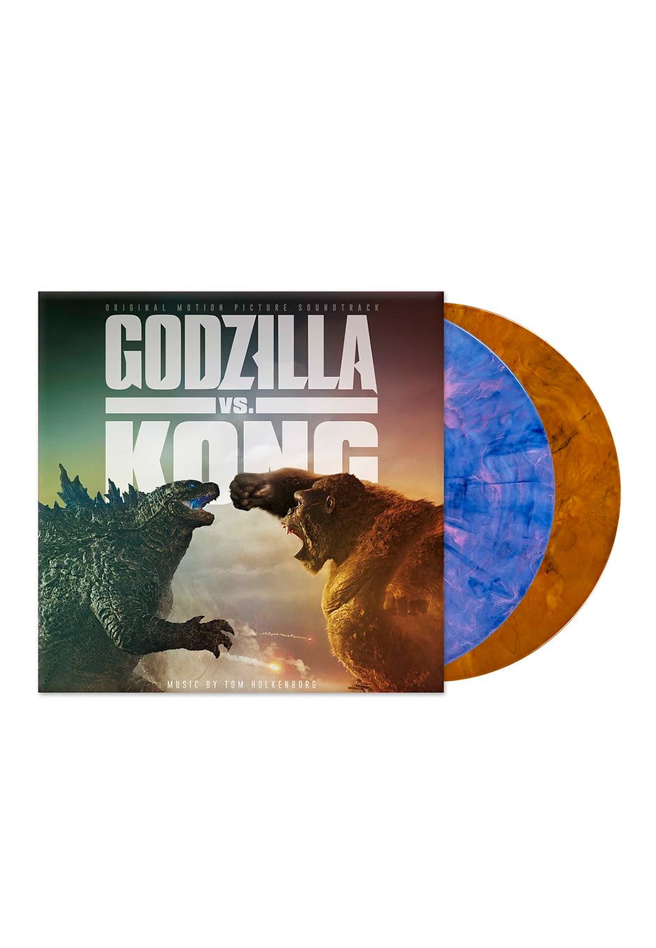 Godzilla Vs Kong - OST (Tom Aka Junkie XL Holkenborg) Blue/Pink Orange/Black - Colored 2 Vinyl | Neutral-Image