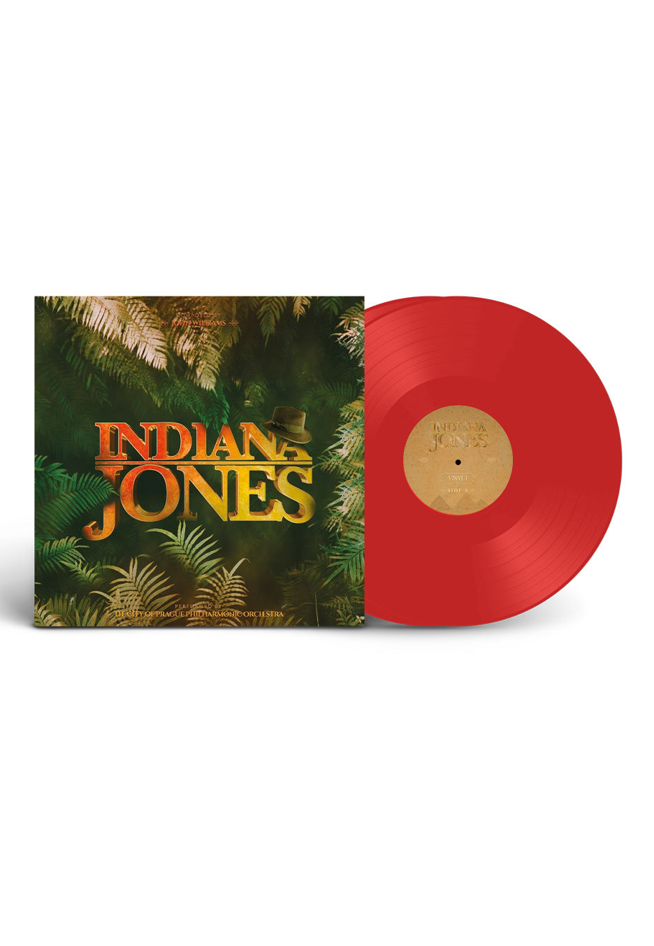 Indiana Jones - The Indiana Jones Trilogy (The City Of Prague Philharmonic Orchestra) Red - Colored 2 Vinyl   | Neutral-Image