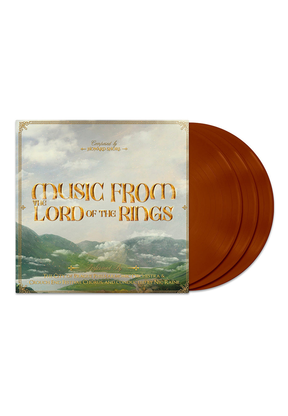 The Lord Of The Rings - TLOTR Trilogy (The City Of Prague Philharmonic Orchestra) Ltd. Brown - Colored 3 Vinyl | Neutral-Image