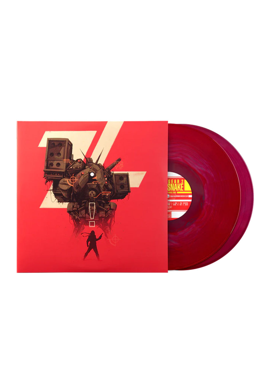 Metal Gear - Metal Gear 2: Solid State OST (Konami Kukeiha Club) Red Galaxy - Colored 2 Vinyl  | Neutral-Image