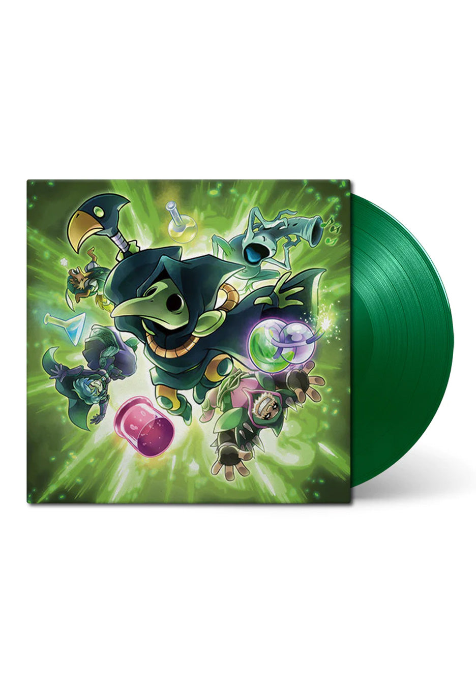 Shovel Knight - Shovel Knight: Plague Of Shadows OST (Jake Kaufmann / Manami Matsumae) Green - Colored Vinyl | Neutral-Image