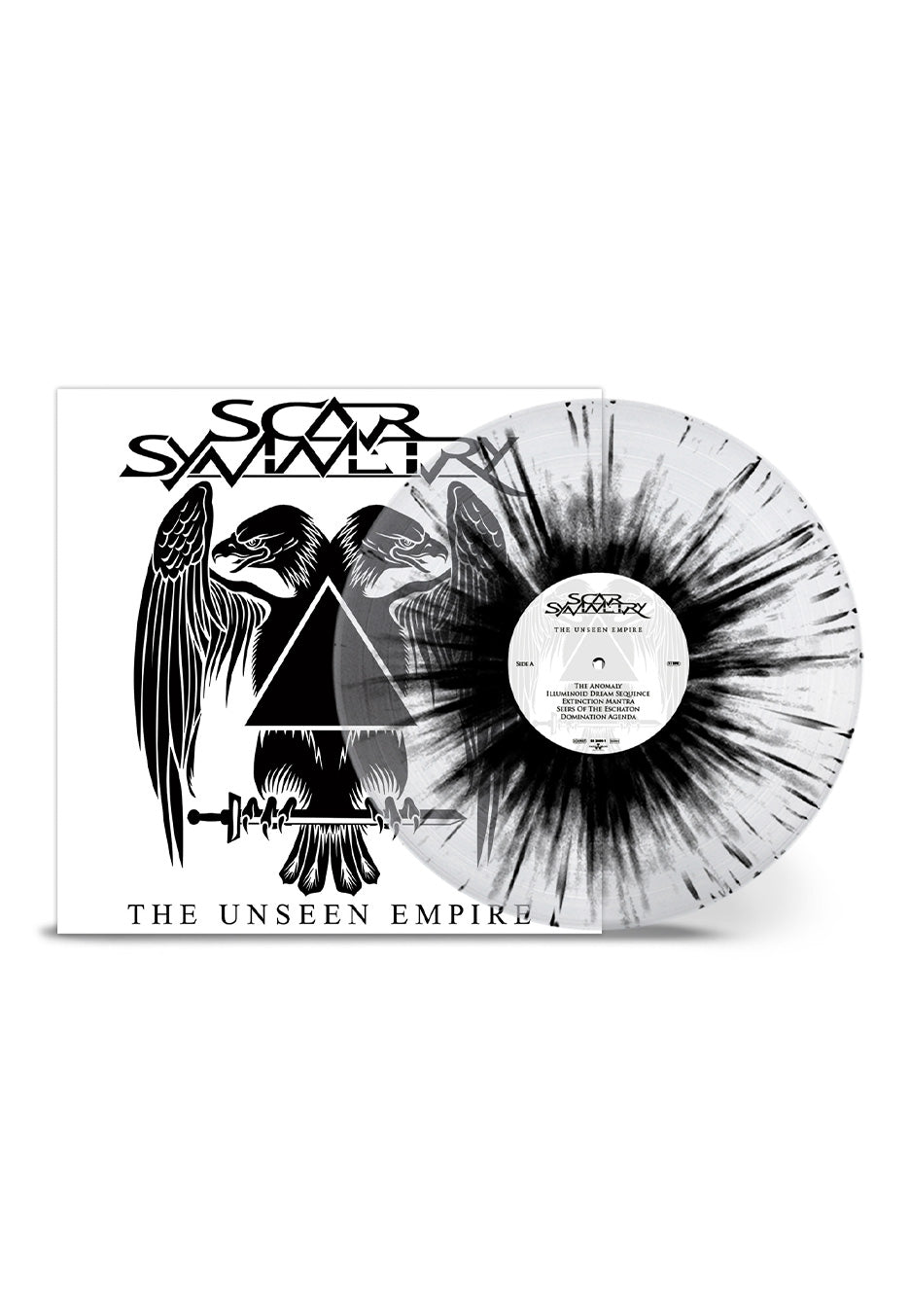 Scar Symmetry - The Unseen Empire Ltd. Clear/Black - Splattered Vinyl | Neutral-Image