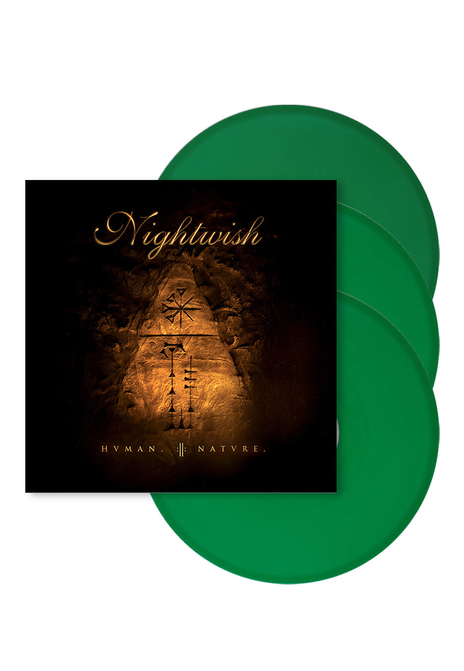 Nightwish - Human. :Ii: Nature. Ltd. Astro Green - Colored 3 Vinyl | Neutral-Image