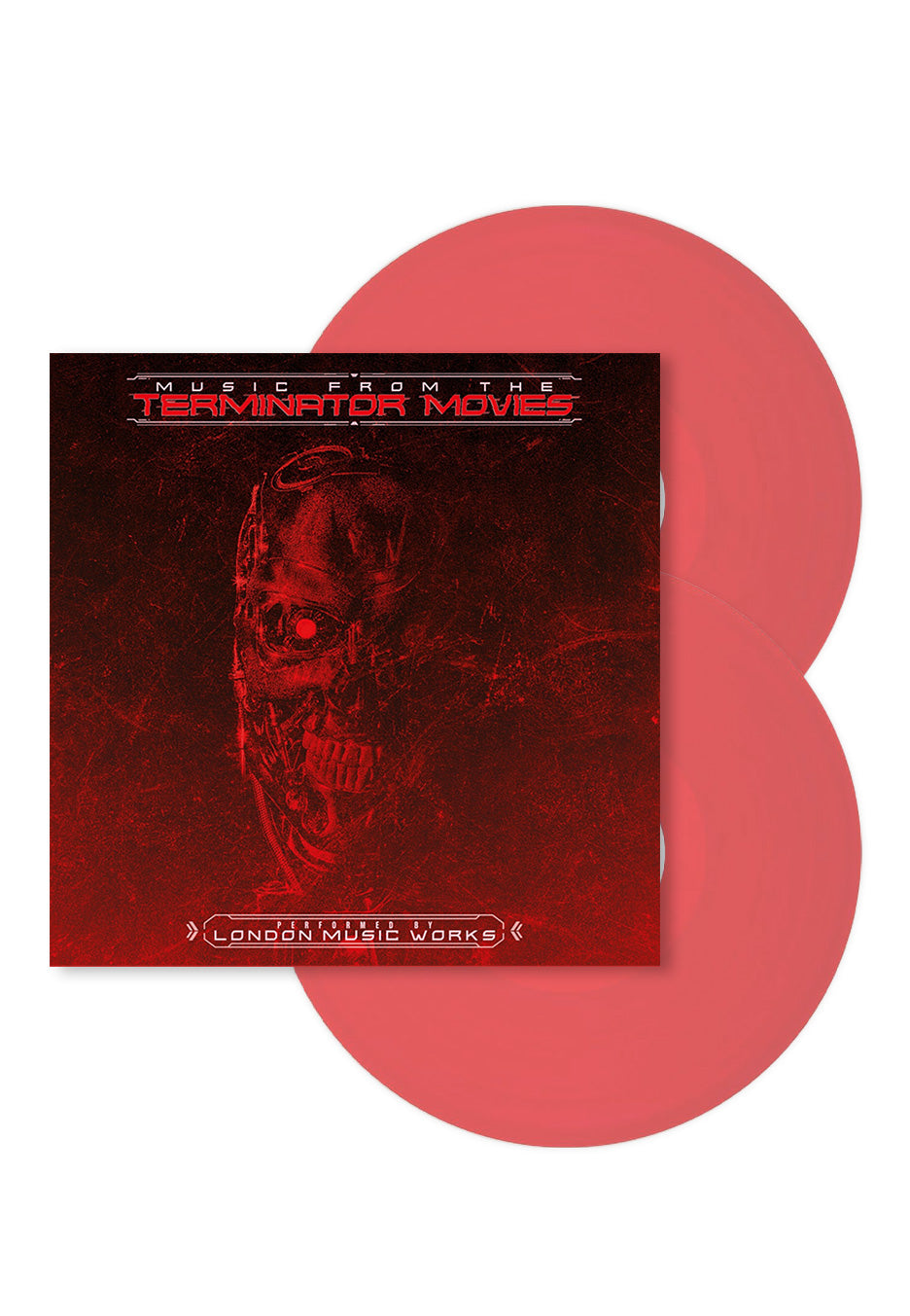 Terminator - Music From The Terminator Movies (London Music Works) Transparent Red - Colored 2 Vinyl | Neutral-Image