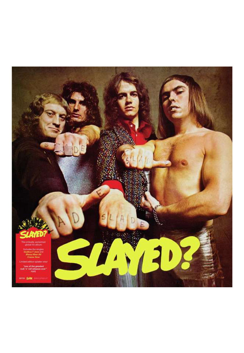 Slade - Slayed? Ltd. Black/Yellow - Splattered Vinyl | Neutral-Image