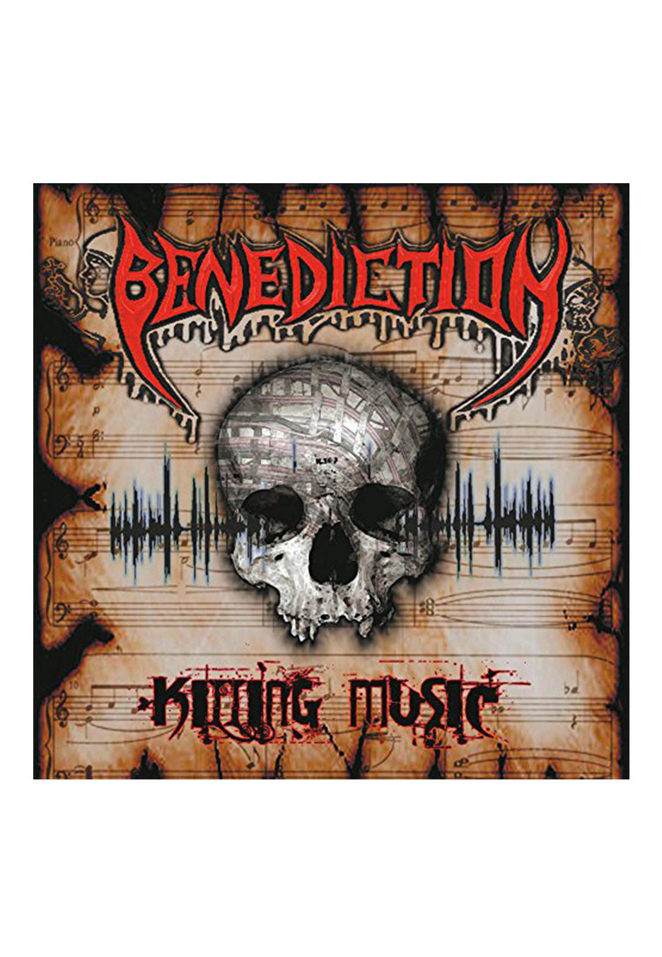 Benediction - Killing Music Grey/White - Splattered Vinyl | Neutral-Image