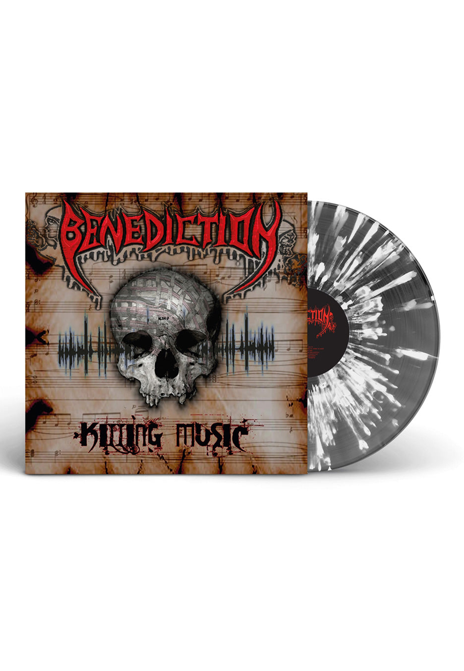 Benediction - Killing Music Grey/White - Splattered Vinyl | Neutral-Image