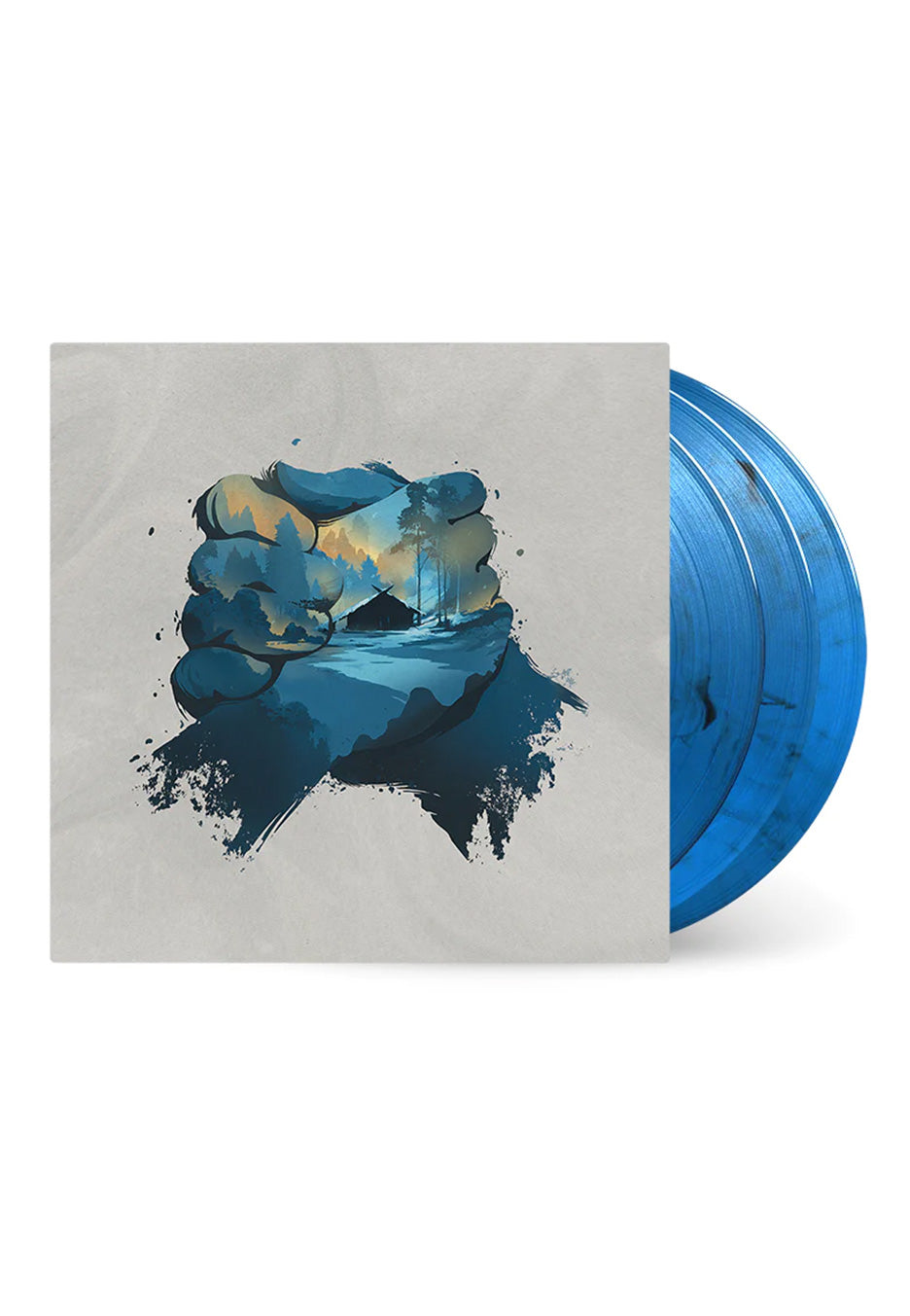 God Of War - God Of War Ragnarök OST (Bear McCreary) Dark Blue - Marbled 3 Vinyl | Neutral-Image