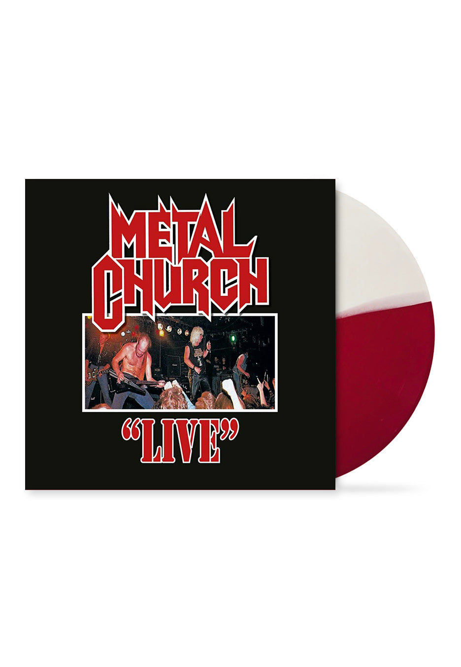 Metal Church - Live Ltd. White/Red Half/Half - Colored Vinyl | Neutral-Image