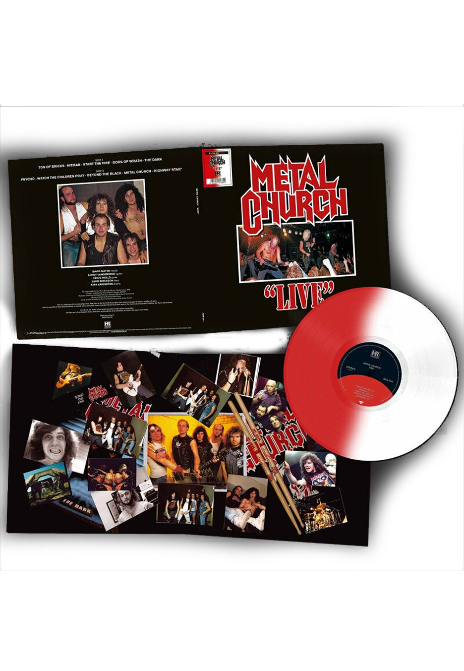 Metal Church - Live Ltd. White/Red Half/Half - Colored Vinyl | Neutral-Image