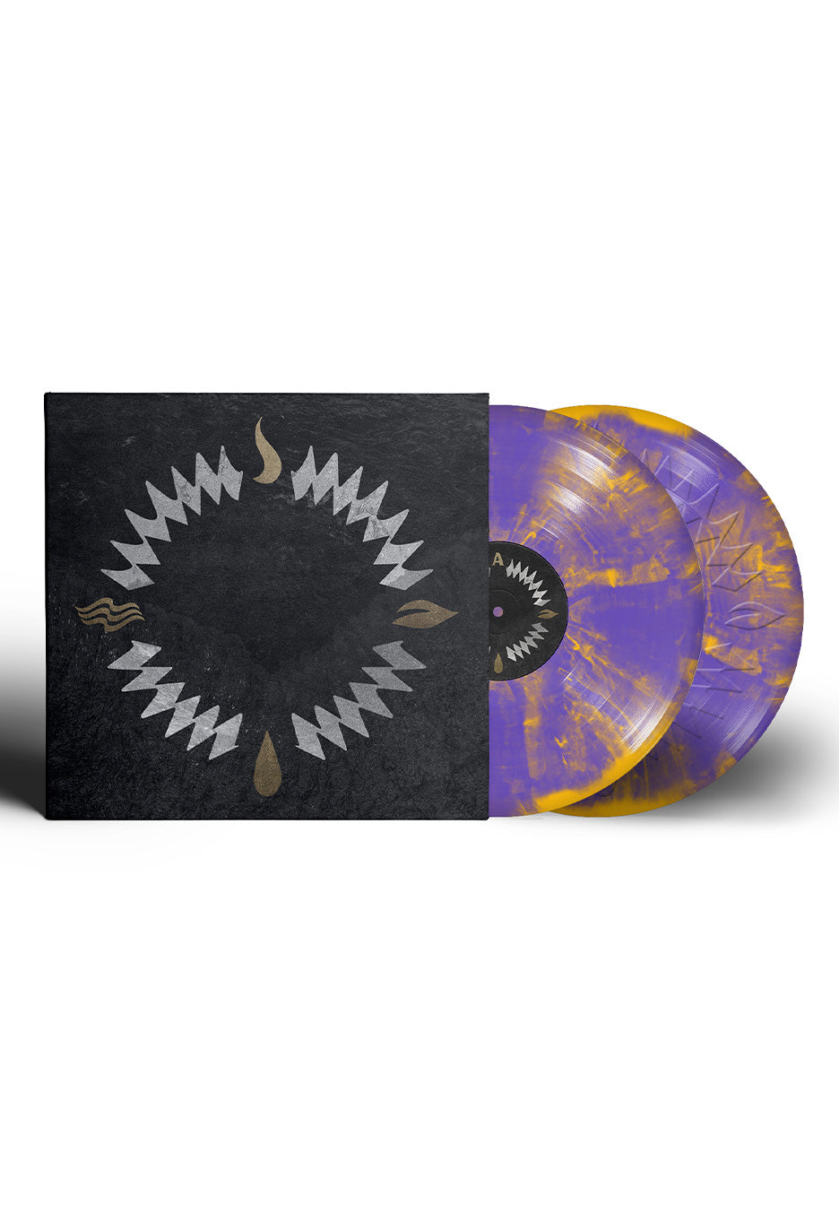 Our Hollow Our Home - Burn In The Flood (Deluxe) Purple & Yellow - Marbled 2 Vinyl | Neutral-Image