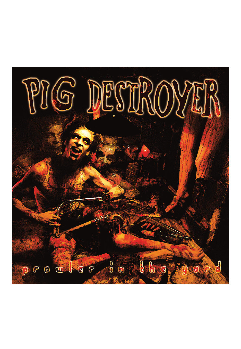 Pig Destroyer - Prowler In The Yard Orange/Black Smoke - Colored Vinyl | Neutral-Image