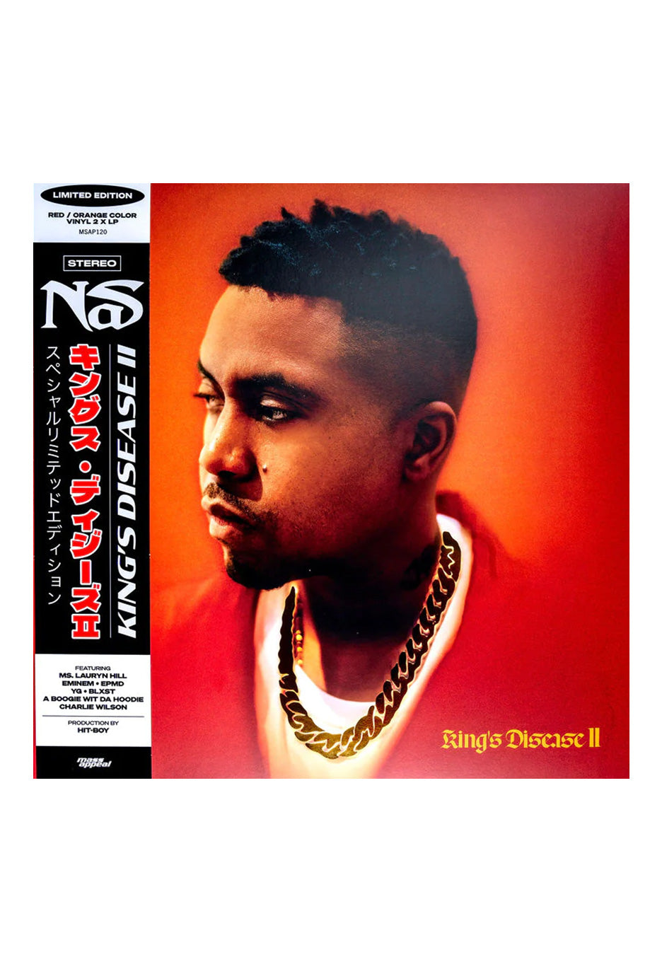 Nas - King’s Disease Red/Tangerine - Colored 2 Vinyl | Neutral-Image