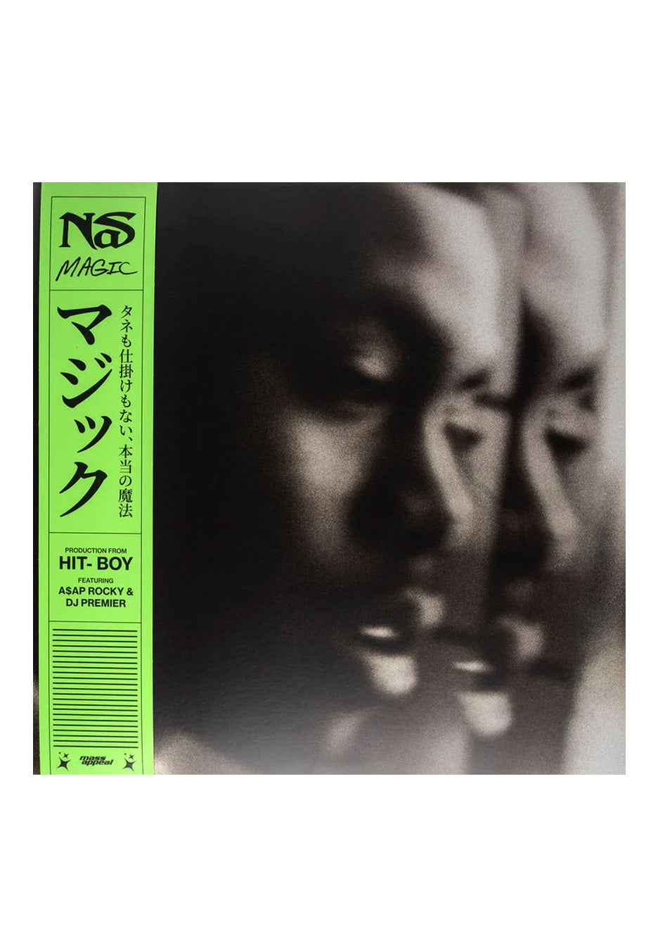 Nas - Magic Green/Black Half/Half - Colored Vinyl | Neutral-Image