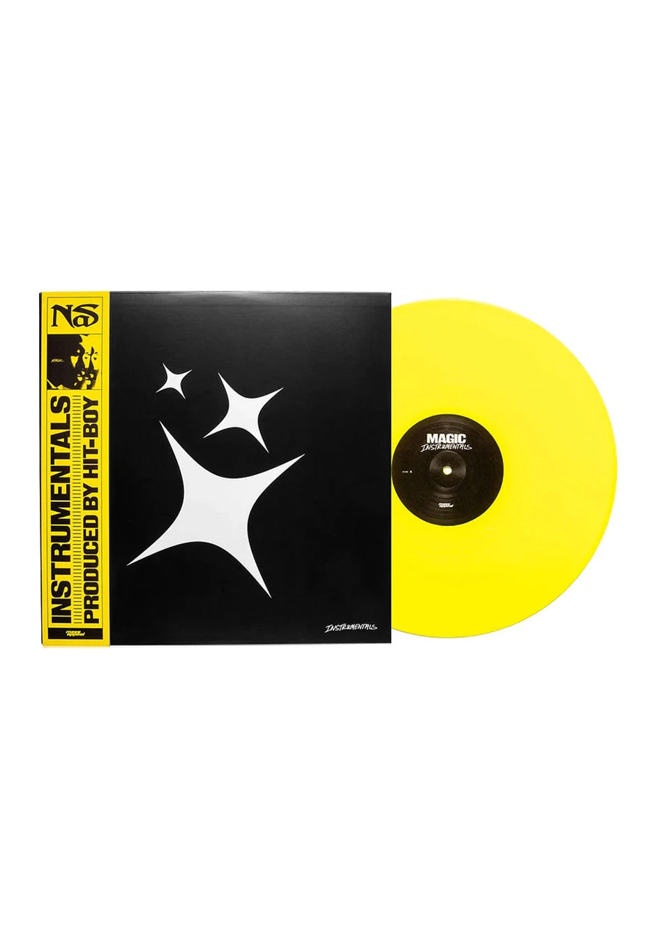 Nas - Magic (Instrumental Version) Highlighter Yellow - Colored Vinyl | Neutral-Image